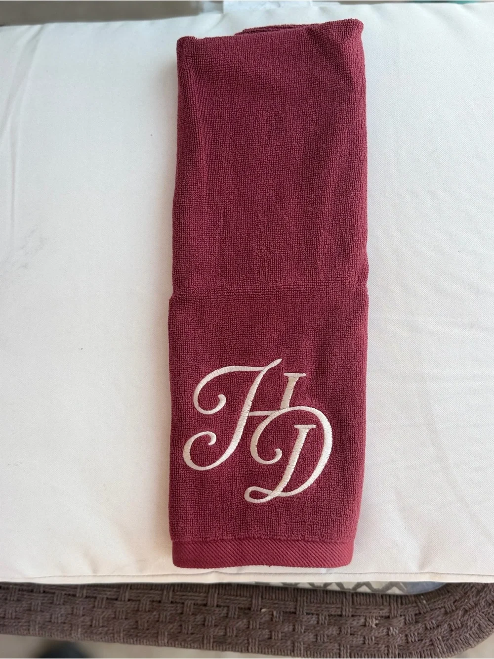 Hilary Duff Lucky Me Tour VIP Exclusive Monogram HD Towel Concert Merch NEW